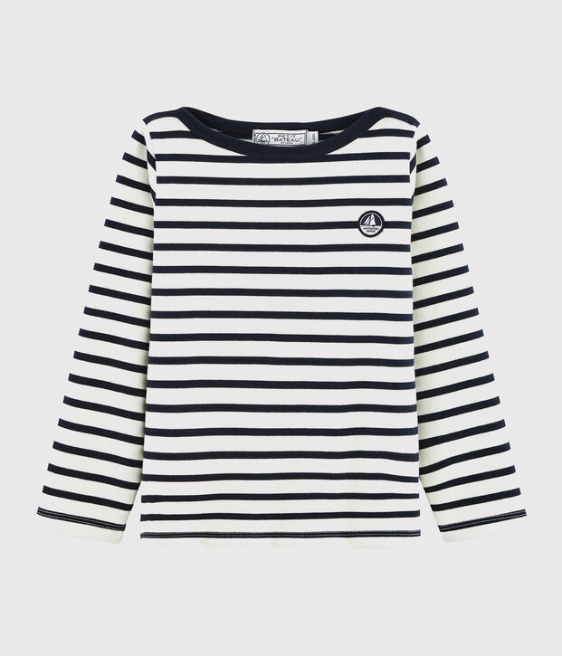 Marini&egrave;re iconique enfant gar&ccedil;on blanc/bleu