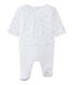 Combinaison guimpe bébé mixte bi-matière