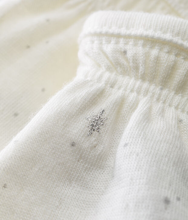 Moufles antigriffures b&eacute;b&eacute; mixte blanc/multicouleur