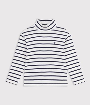 Sous-pull enfant en coton à rayures