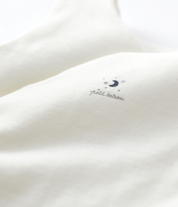 GIGOTEUSE B&Eacute;B&Eacute; EN VELOURS DE COTON BIOLOGIQUE TOG 2 blanc