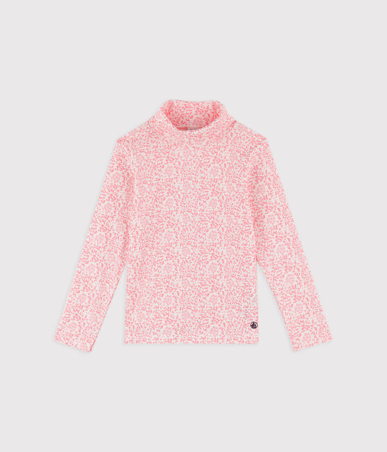 Sous-pull à imprimé enfant garçon fille blanc MARSHMALLOW/rose GRETEL