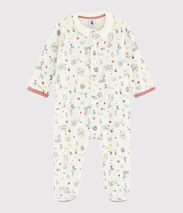 PETIT BATEAU - Dors-bien bébé garçon en velours