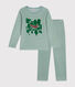 Pyjama uni en velours enfant