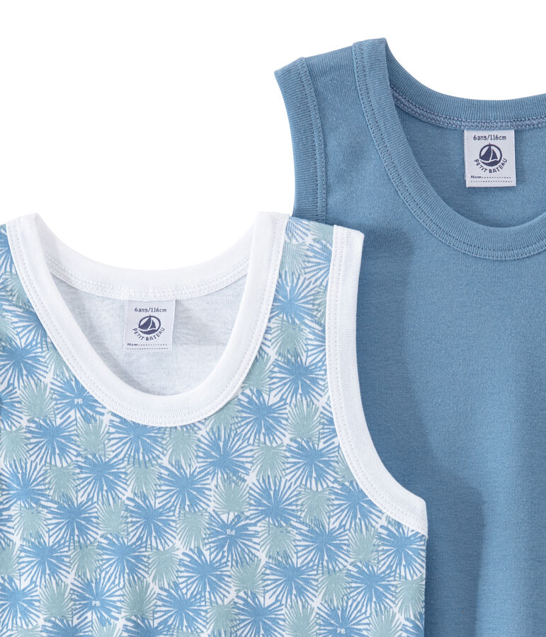 Lot de 2 d&eacute;bardeurs gar&ccedil;on blanc