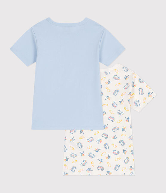 Lot de 2 tee-shirts enfant en coton manches courtes imprimé vans variante 1
