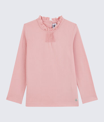 Tee-shirt manches longues en coton enfant fille