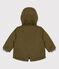 Parka déperlante bébé. vert MILITARY