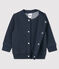 Cardigan en tubique bébé. bleu SMOKING