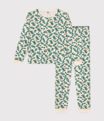 Pyjama en coton imprimé sapin de Noël femme