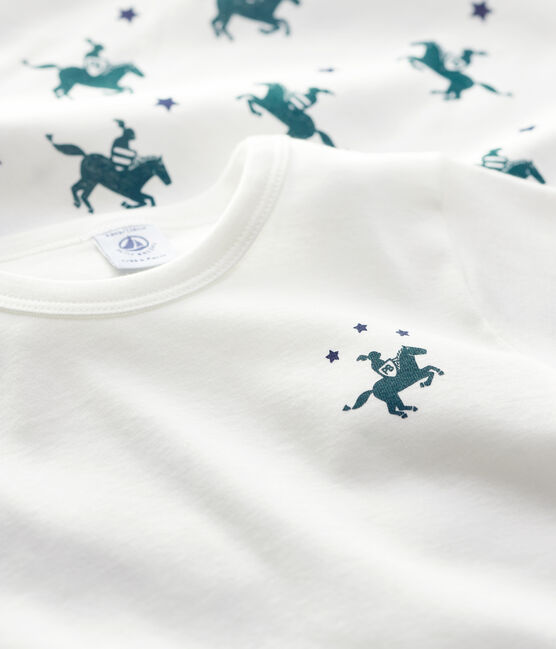 Lot de 2 tee shirts manches courtes imprimé chevaliers petit garçon en coton variante 1