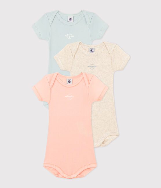 Lot de 3 bodies manches courtes 130 ans en coton variante 1
