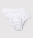 Lot de 2 slips blancs en coton petit garçon