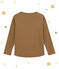 tee-shirtmanches longues marron BRINDILLE/jaune DORE