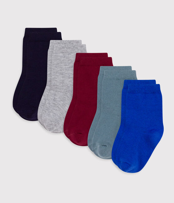 5 paires de chaussettes bébé unies en coton variante 1