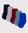 5 paires de chaussettes bébé unies en coton variante 1