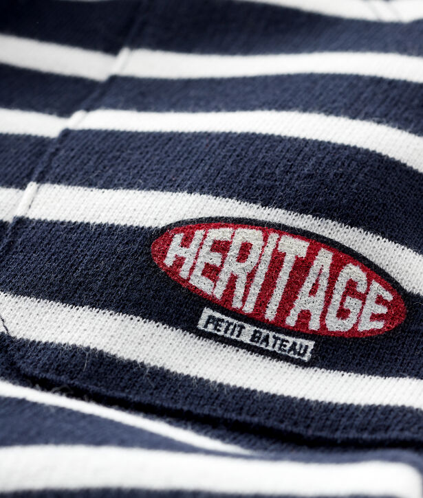 Pantalon marini&egrave;re b&eacute;b&eacute; gar&ccedil;on bleu/blanc