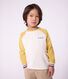 Tee-shirt enfant manches longues en coton colorblock