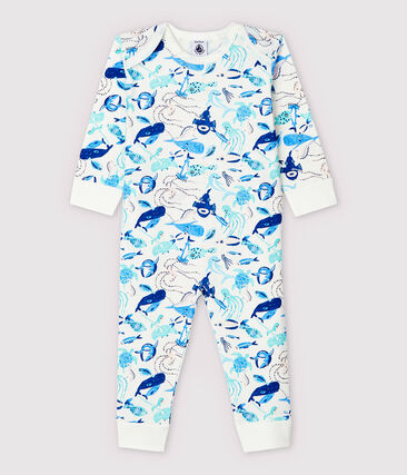 PETIT BATEAU - Dors-bien sans pression fonds marins bébé en coton