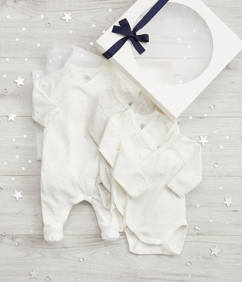 Coffret cadeau naissance mixte multicouleur