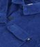 Chemise enfant en velours uni bleu
