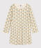 Chemise de nuit en coton motif fleurs enfant blanc AVALANCHE/ MULTICO
