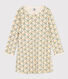 Chemise de nuit en coton motif fleurs enfant