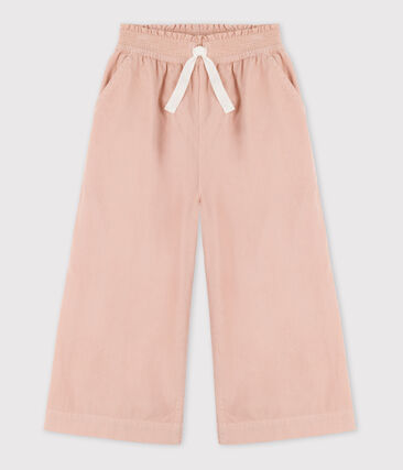Pantalon large en velours fin enfant fille