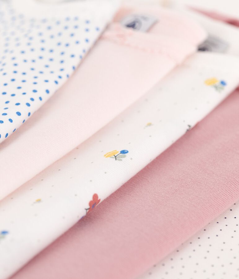 Lot de 5 bodies manches courtes en coton variante 1