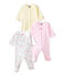 Lot de 3 dors bien bébé fille blanc LOT