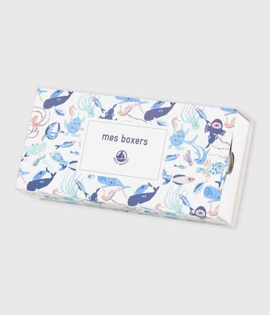 Lot de 5 boxers animaux marins petit garçon variante 1
