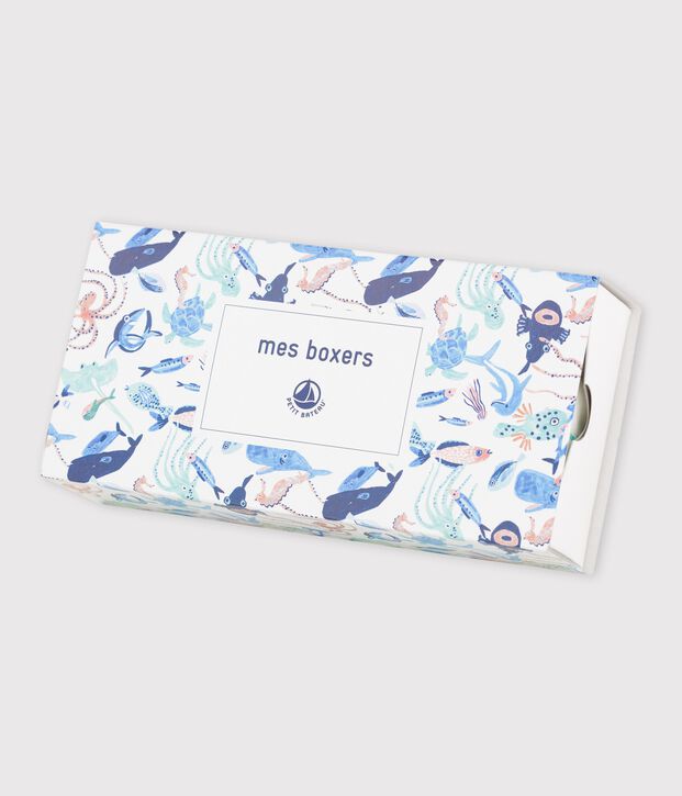 Lot de 5 boxers animaux marins petit gar&ccedil;on multicouleur