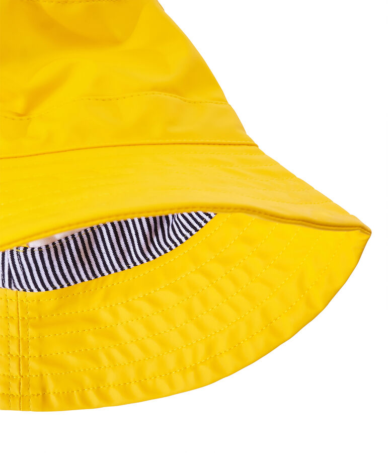 Chapeau de pluie jaune