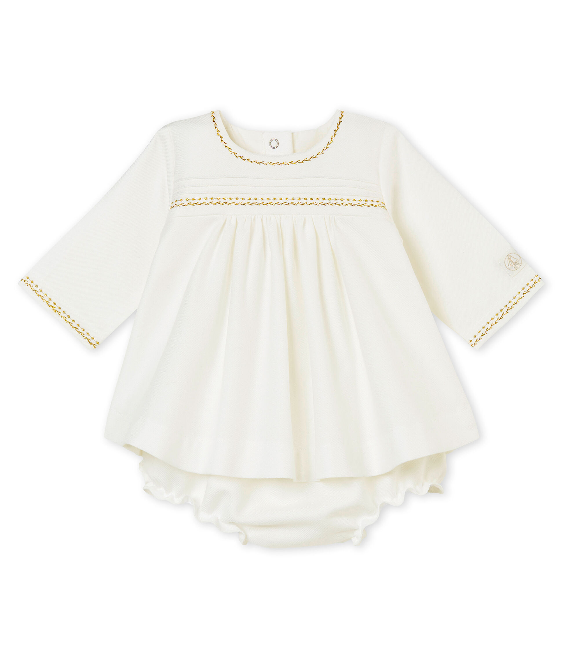Robe et bloomer bébé fille MARSHMALLOW Petit Bateau