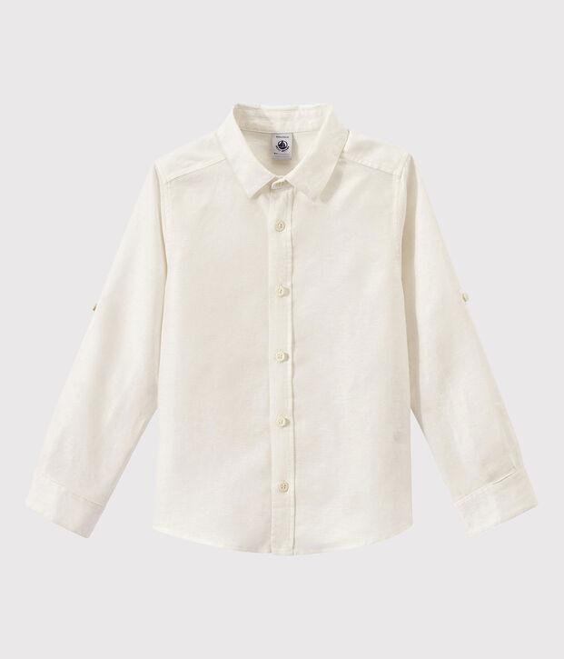 Chemise enfant gar&ccedil;on blanc