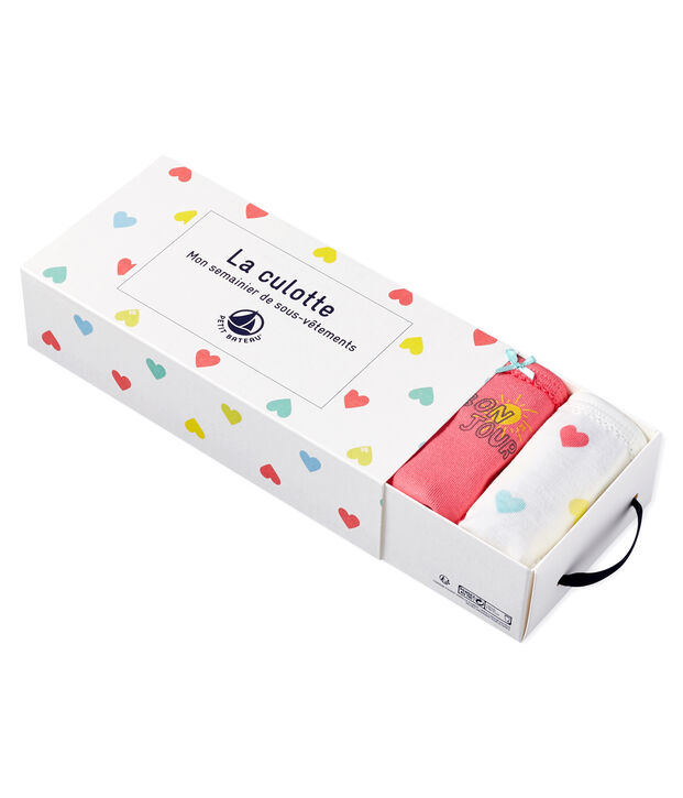 Lot de 5 culottes petite fille multicouleur