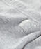 Caleçon bébé en côte 2x2 gris BELUGA CHINE