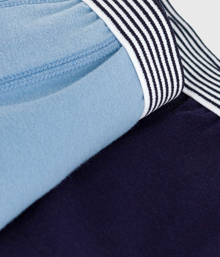 Lot de boxers enfant en coton et elasthanne uni variante 1