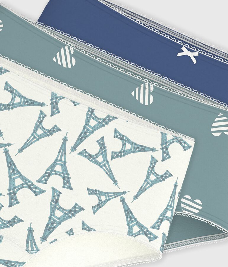 Lot de shorties enfant en coton imprim&eacute; variante 1