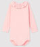 Body manches longues bébé fille rose MINOIS
