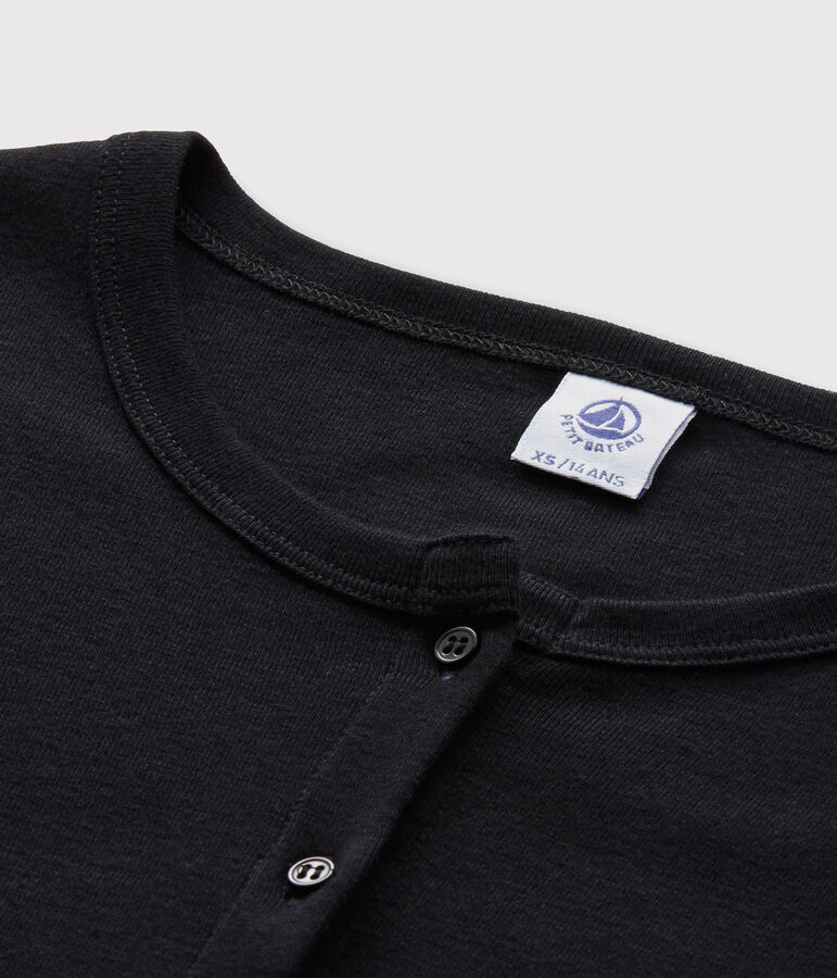 Cardigan iconique en coton Femme noir NOIR