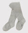 Collant enfant fille gris SUBWAY CHINE