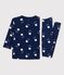 Pyjama allaitement Tajinebanane x Petit Bateau bleu MEDIEVAL/blanc MULTICO
