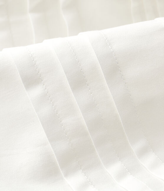 Robe cérémonie en satin bébé fille blanc MARSHMALLOW