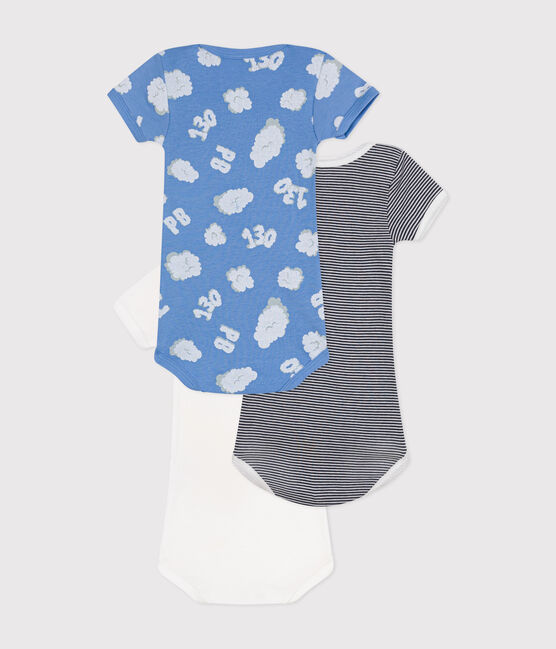 Lot de 3 bodies bébé manches courtes en coton variante 2