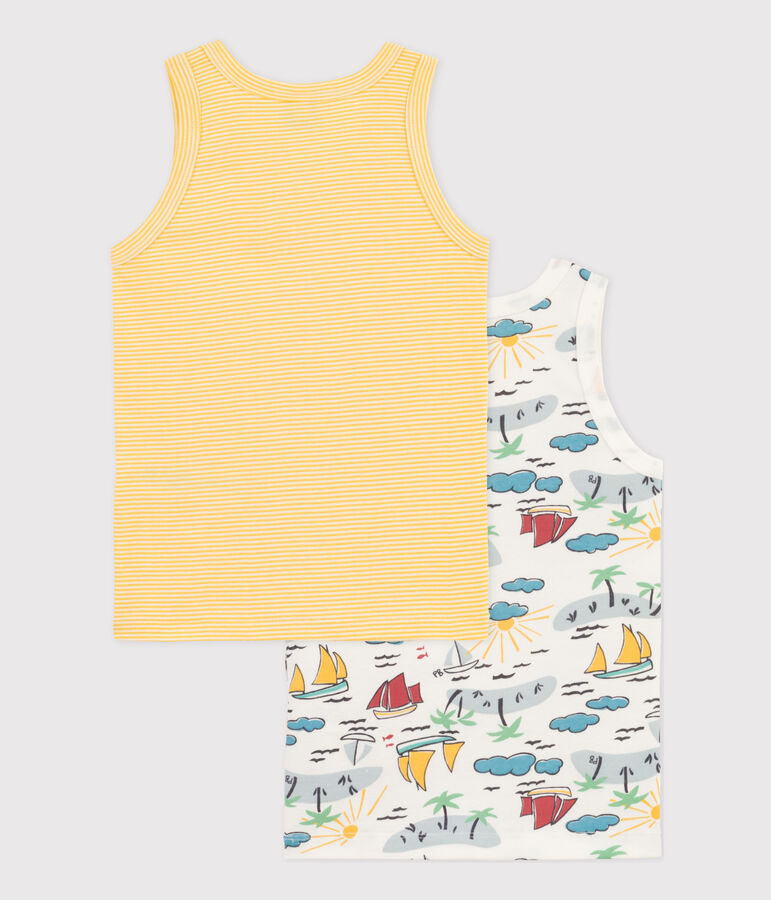 Lot de 2 d&eacute;bardeurs explorateur en coton petit gar&ccedil;on variante 1