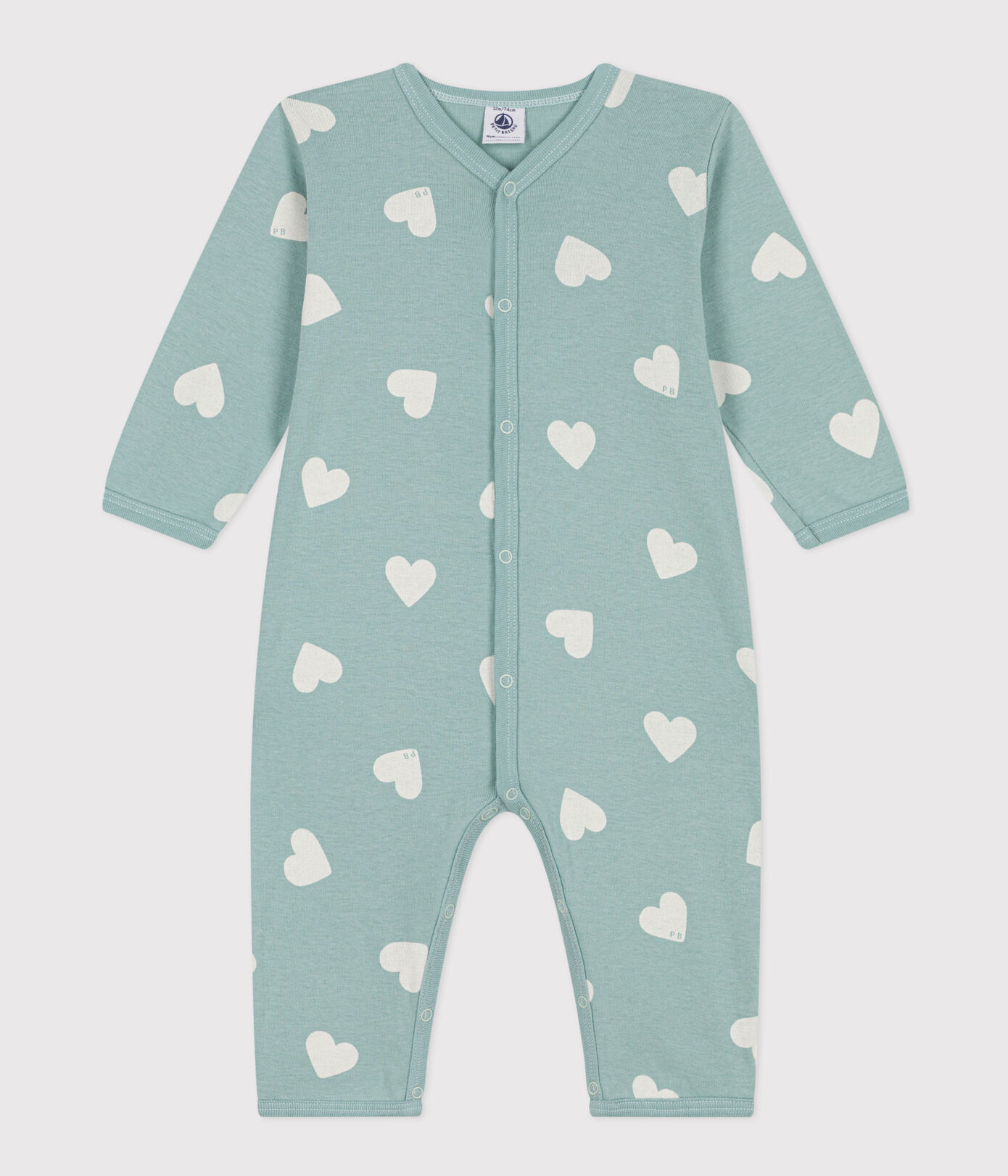 Pyjama bébé en coton sans pieds imprimé AVALANCHE/PIEUVRE A09AA01030