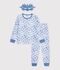 Pyjama d&eacute;guisement dragon enfant en coton bleu/bleu