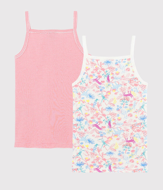 Lot de 2 chemises à bretelles jungle petite fille variante 1