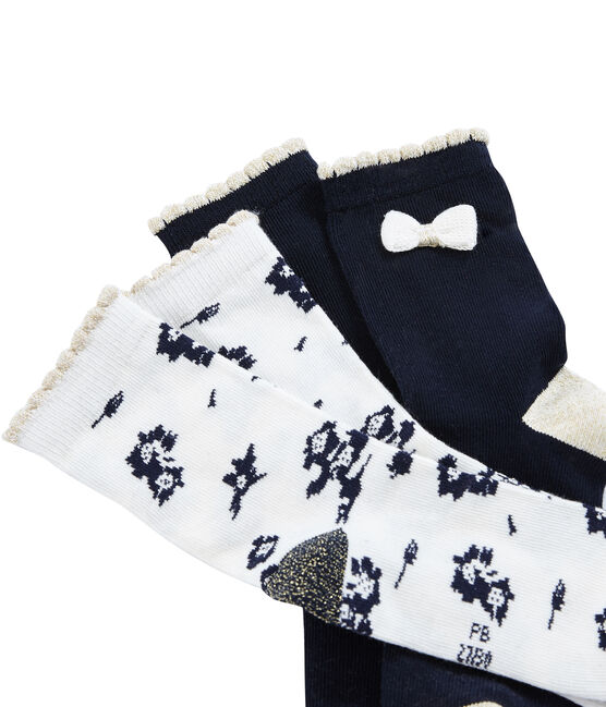 Lot de 2 paires de chaussettes enfant fille variante 1